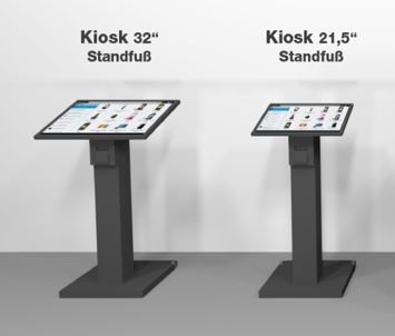 Daniel Fischer: Im Vergleich: Der 32" Touch Display mit seinem kleinen Bruder, dem 21,5" Touch Display.