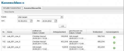 Mehr Transparenz und Kontrolle durch das Kassenschlussarchiv