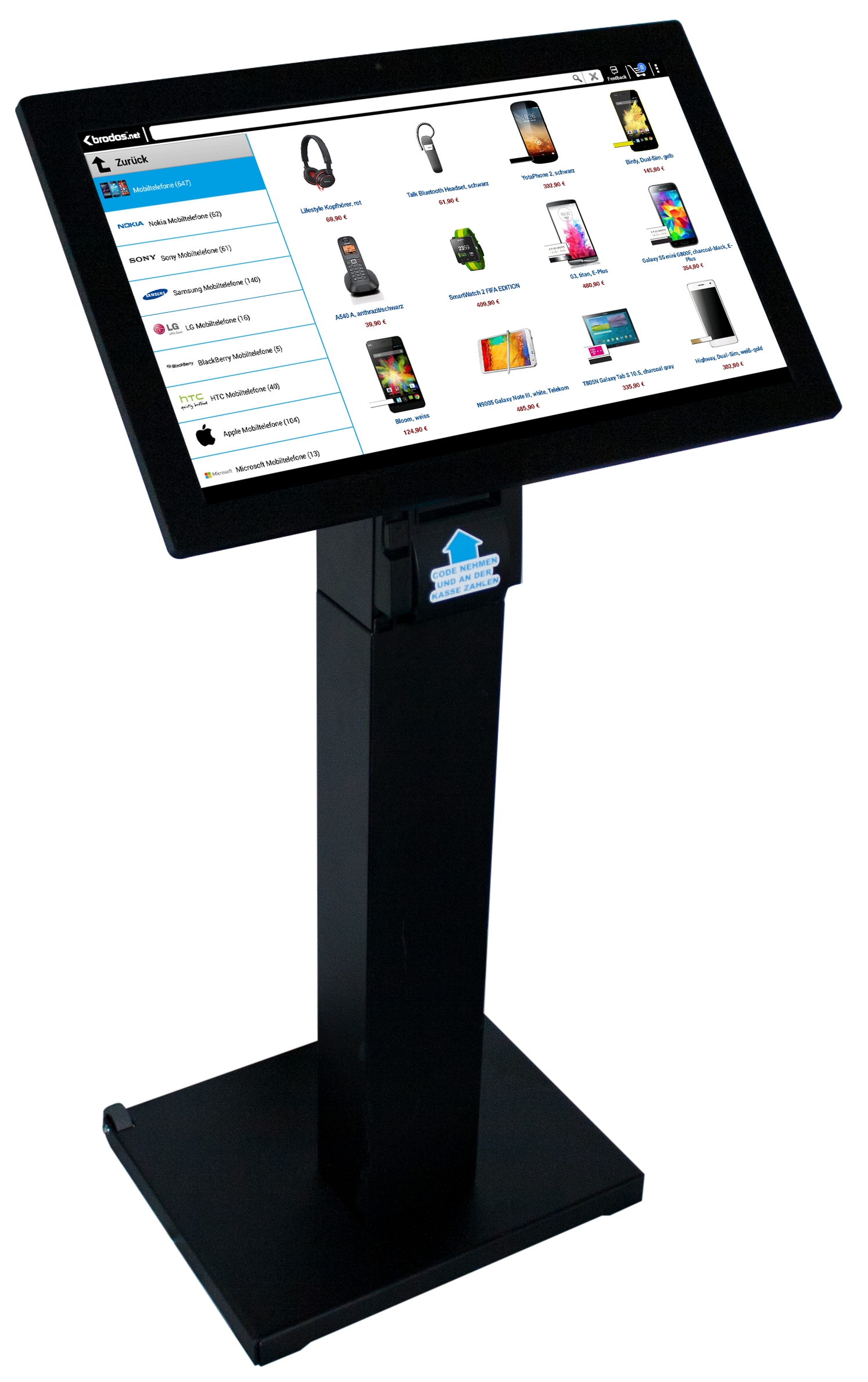 the brodos net 21 5 inch kiosk brodos net kiosk kiosk